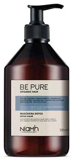 Be Pure Detox Masker voor Normaal Vet Haar 500 ml