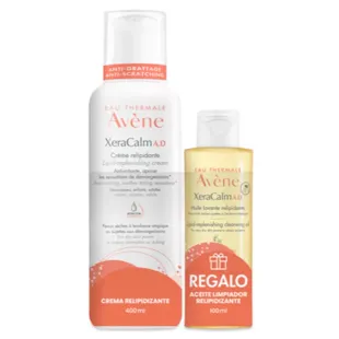 Avène Xeracalm A.D. Crema Relipidizante 400 ml + Aceite Limpiador 100 ml