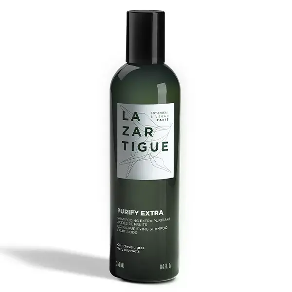 Lazartigue Purify Shampoing Extra-Purifiant aux Acides de Fruits Cuir Chevelu Gras 250ml