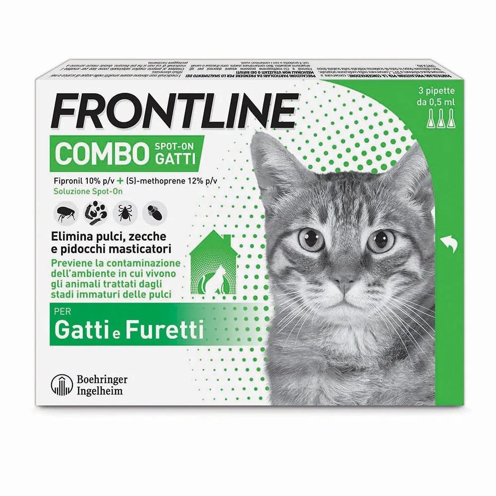 Frontline Combo Soluzione Spot-On Gatti 3 Pipette Monodose