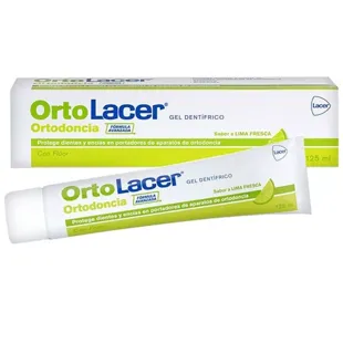 Lacer Ortolacer Gel creme dental com limão fresco 125 ml