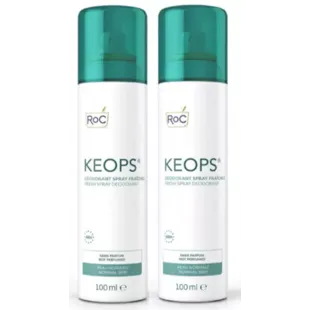 Roc Keops Fresh Deodorant Spray 2x100 ml