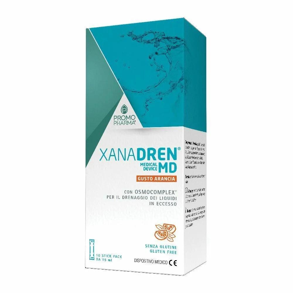 Xanadren MD Drenante Gusto Arancia 10 Stick Pack