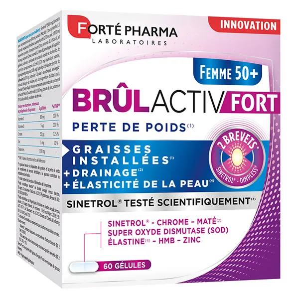 Forté Pharma Brûlactiv Fort Femme 50+ Bruleur de graisses Drenaje 60 cápsulas