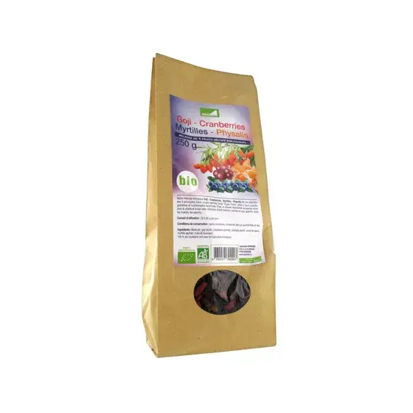 Exopharm Supra Food Mix Goji Cranberries Blueberry Physalis Organic 250g