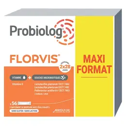 Mayoly CHC Probiolog Florvis Lot de 2 x 28 sticks