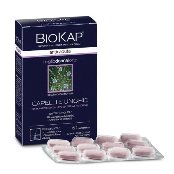 Biokap Miglio Donna Forte Integratore Capelli e Unghie 60 Compresse