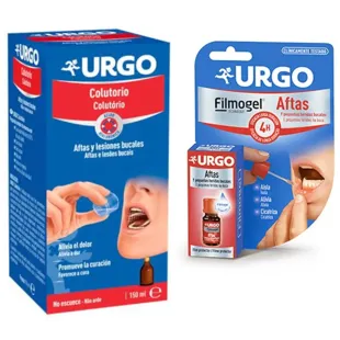 Urgo Mouthwash for Canker Sores 150 ml + Canker Sore Liquid Plaster 6 ml