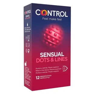 Control Sensual Dots & Lines Preservativos 12 uds