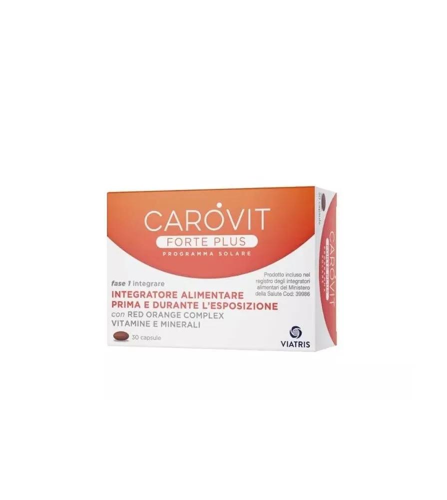 Carovit Forte Plus Integratore Abbronzatura 30 Capsule