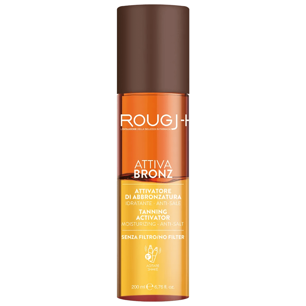 Rougj+ Attiva Bronz Lozione Bifasica con Attivatore di Abbronzatura 200 ml