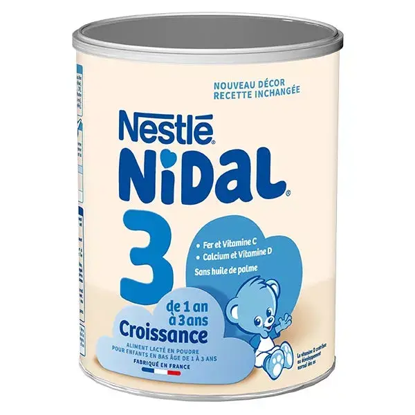 Nidal Croissance 3ème Age dès 1 an