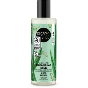 Organic Shop Leche Limpiadora Micelar Aloe y Aguacate 150 ml