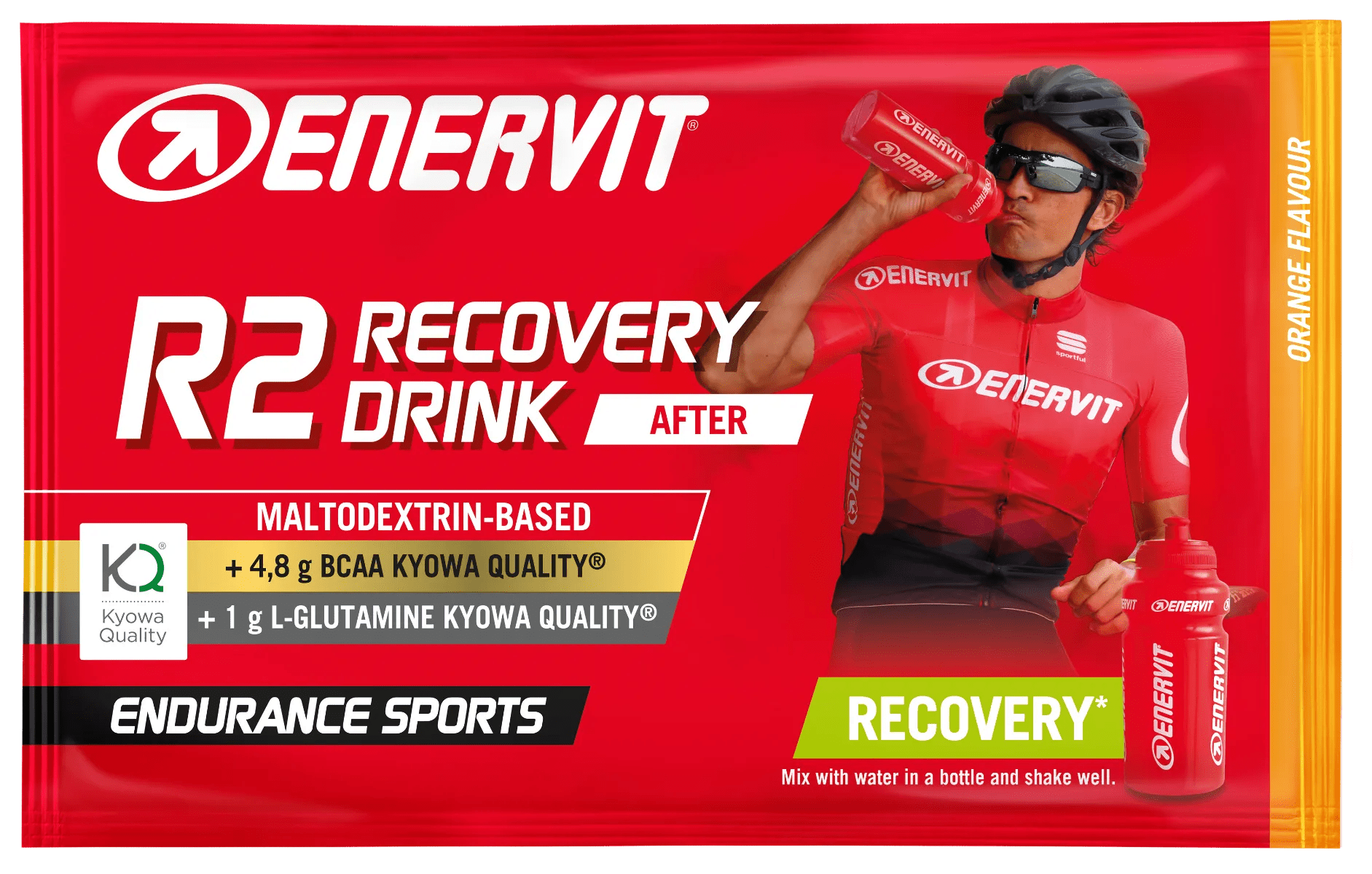 Enervit R2 Recovery Drink Integratore Per Sportivi Gusto Arancia Bustina da 50 gr