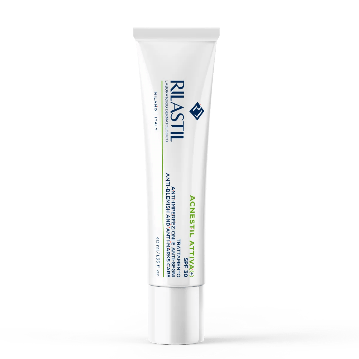 Rilastil Acnestil Attiva+ Crema SPF30 Trattamento Anti-Imperfezioni e Anti-Segni Viso 40 ml