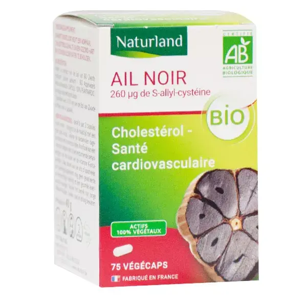 Naturland Black Garlic Organic 75 capsules