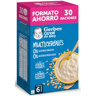 Gerber Multigrain 0%0% Savings Format +6m 510 gr