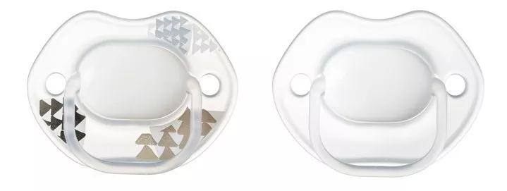 Tommee Tippee Urban Style Chupetas 0-6M 2 Uds Transparentes