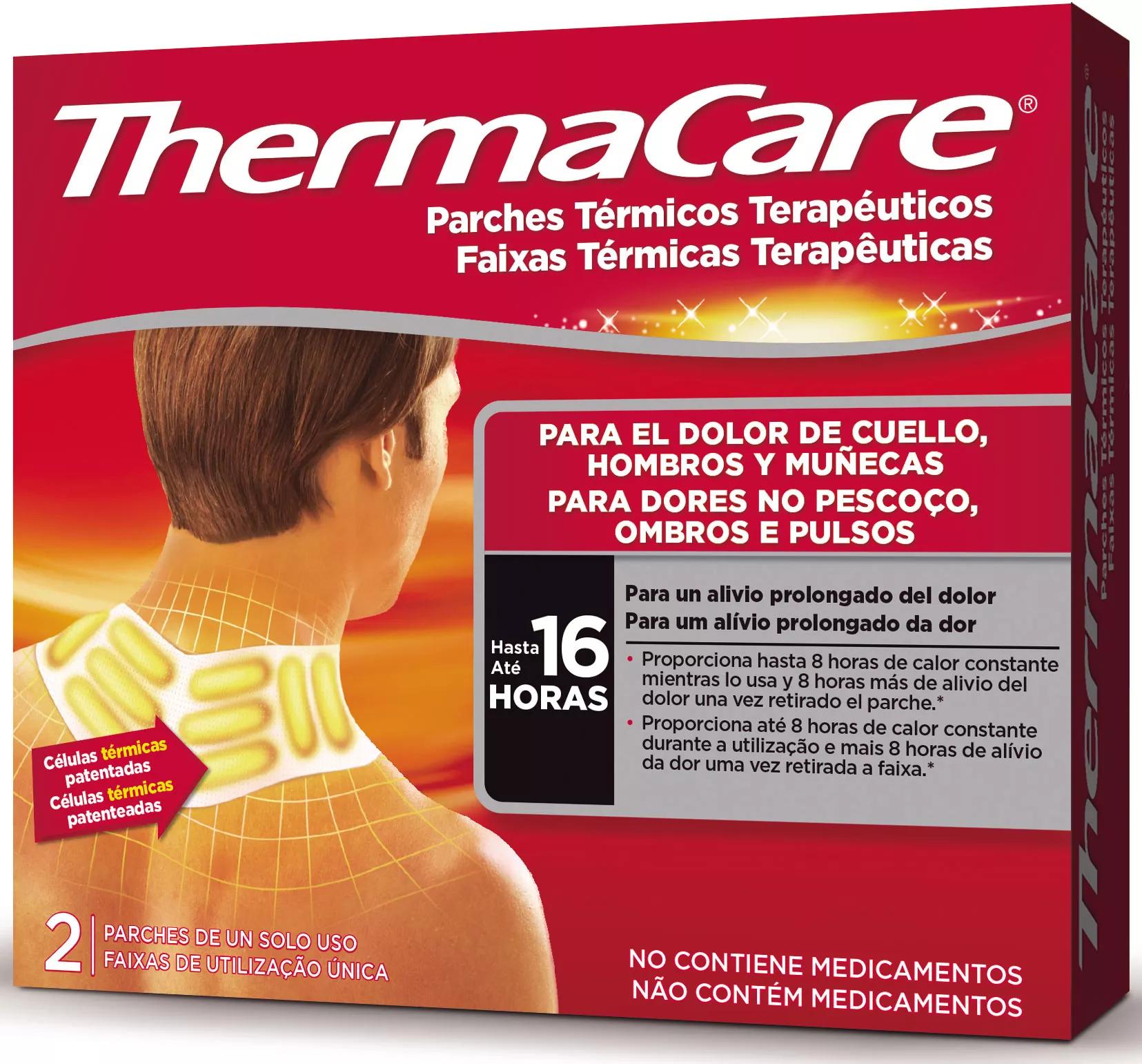 Thermacare cuello, hombros y muñecas 2 Parches