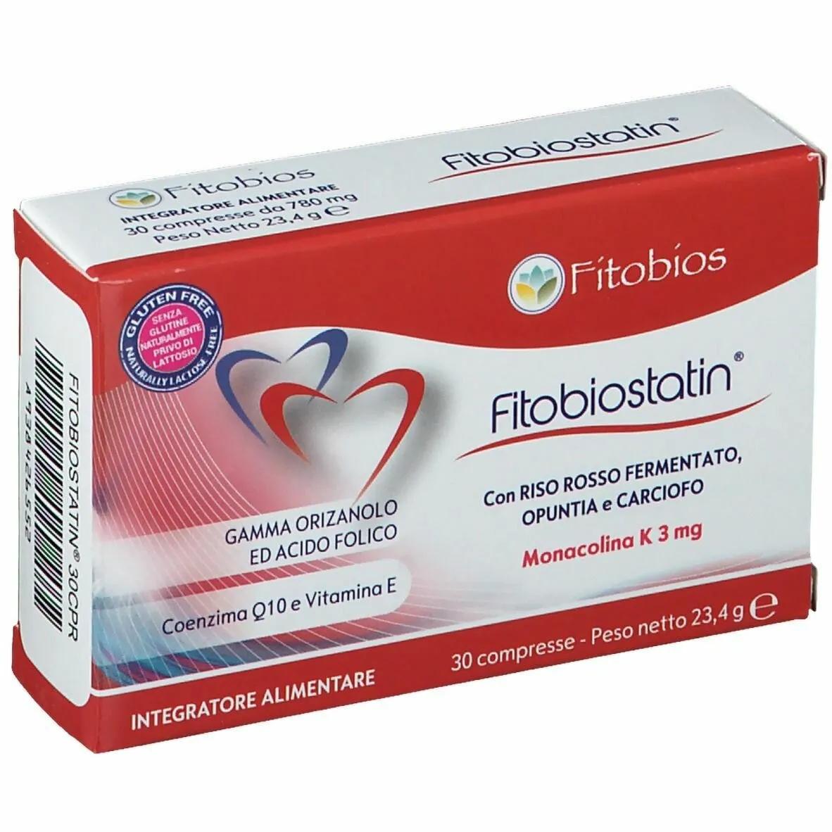 Fitobio Statin Integratore Antiossidante 30 Compresse