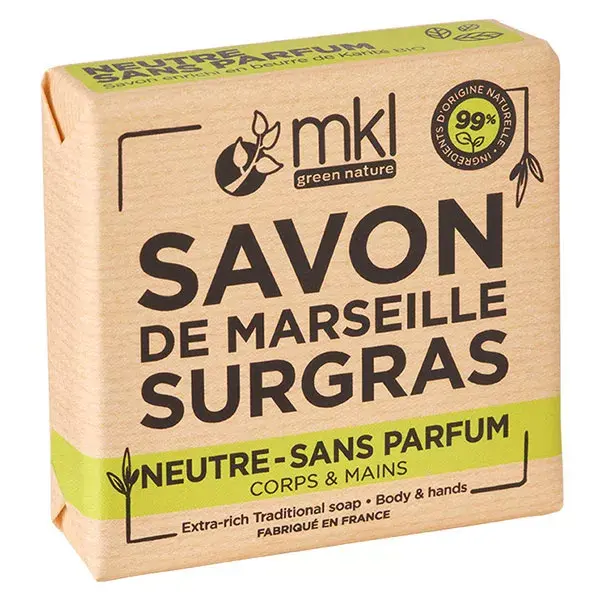 MKL Green Nature Savon de Marseille Beurre de Karité 100g