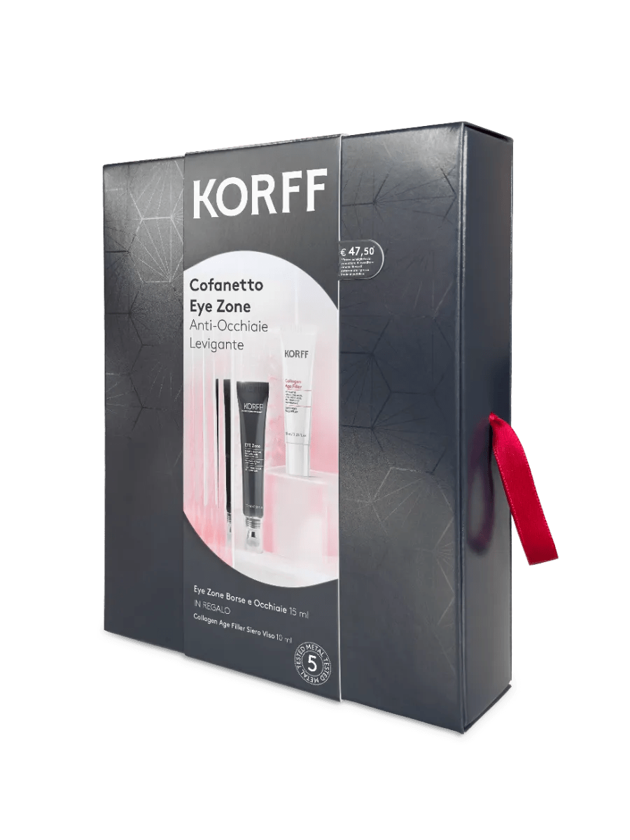 Korff Eye Zone Cofanetto Anti-occhiaie Levigante Contorno Occhi 15 ml + Collagen Siero Viso 10 ml