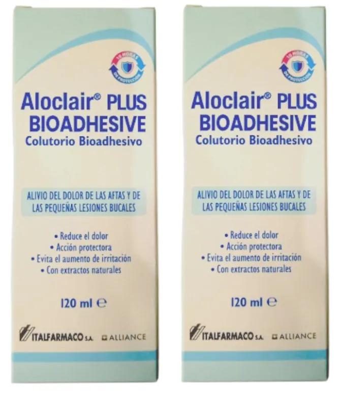 Aloclair Plus Bioadhésif Bain de Bouche Bioadhésif 2x120 ml