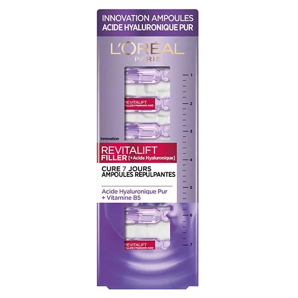 L'Oréal Dermo Expertise Revitalift Filler + Ácido Hialurónico 1,3ml x 7 Ampollas Redensificantes 