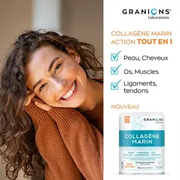 GRANIONS Collagene Marin Poudre - Goût Neutre - 258g - 25 jours