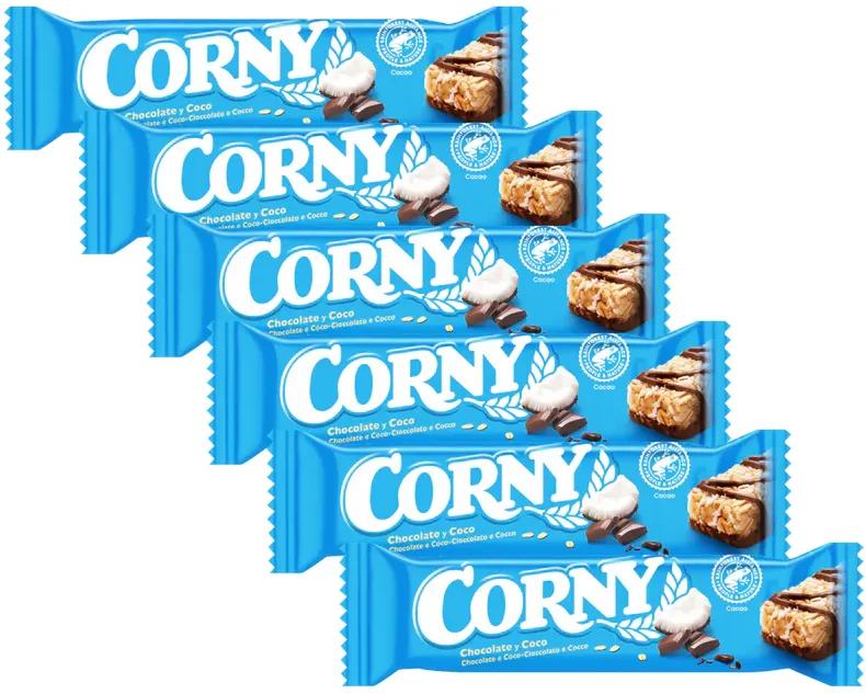 Corny Schokoladen-Kokos-Riegel 6x25 gr