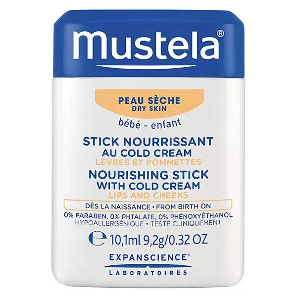 Mustela Hydra Stick Pelle Secca al Cold Cream Nutri Protettore Stick 9.2g