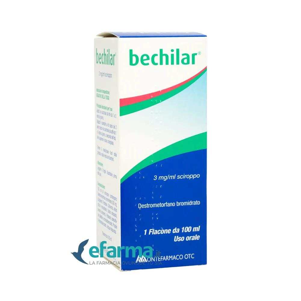 Bechilar Sciroppo Tosse 3 mg/ml Destrometorfano Bromidrato Flacone 100 ml