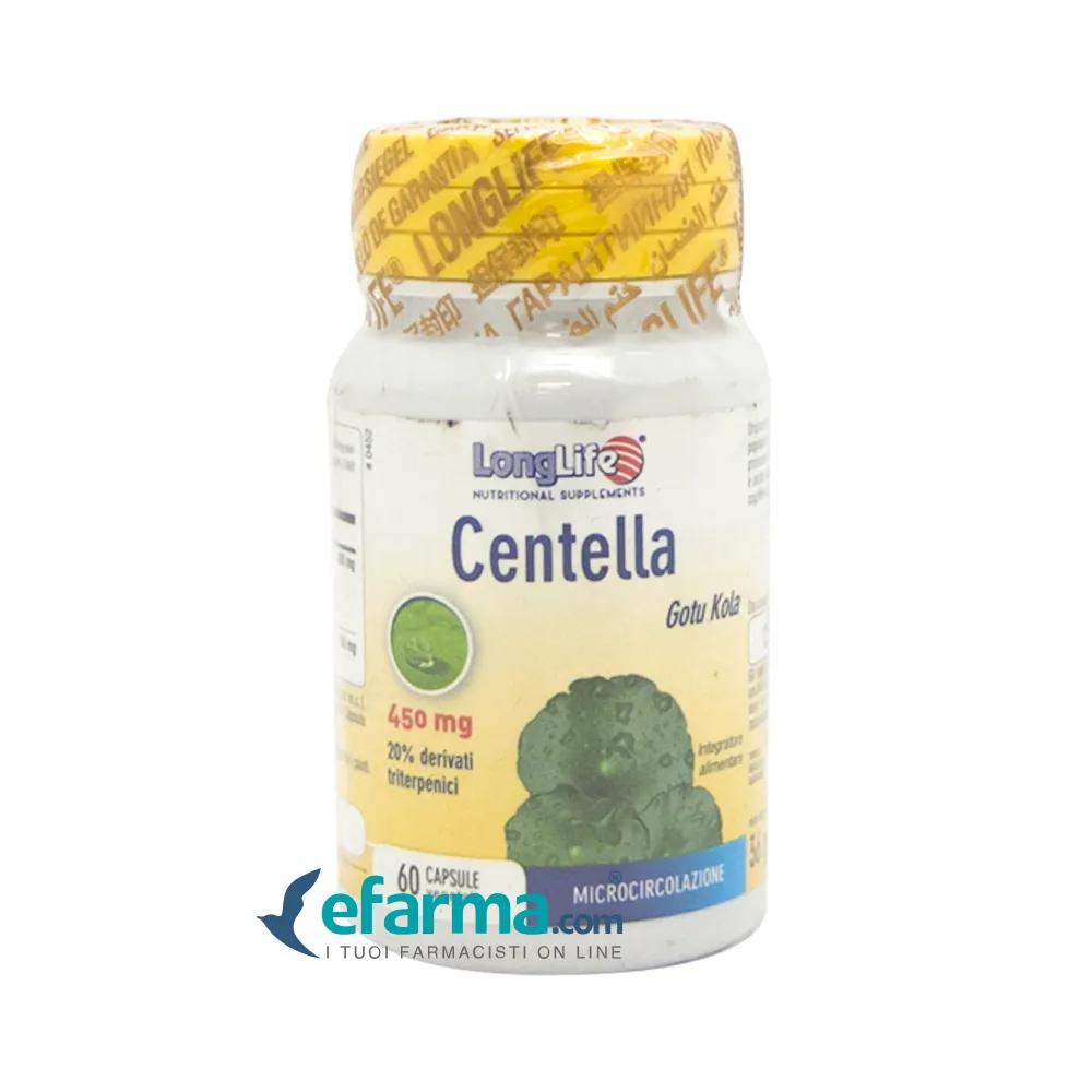 LongLife Centella 450 mg Integratore 60 Capsule