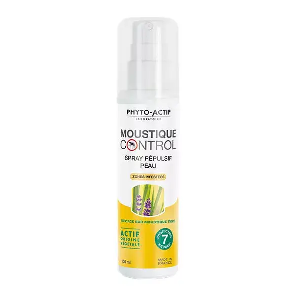 Phyto-Actif Moustique Control Spray Répulsif Peau 100Ml