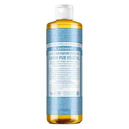 Dr Bronner's Savon Pur Végétal Non Parfumé 