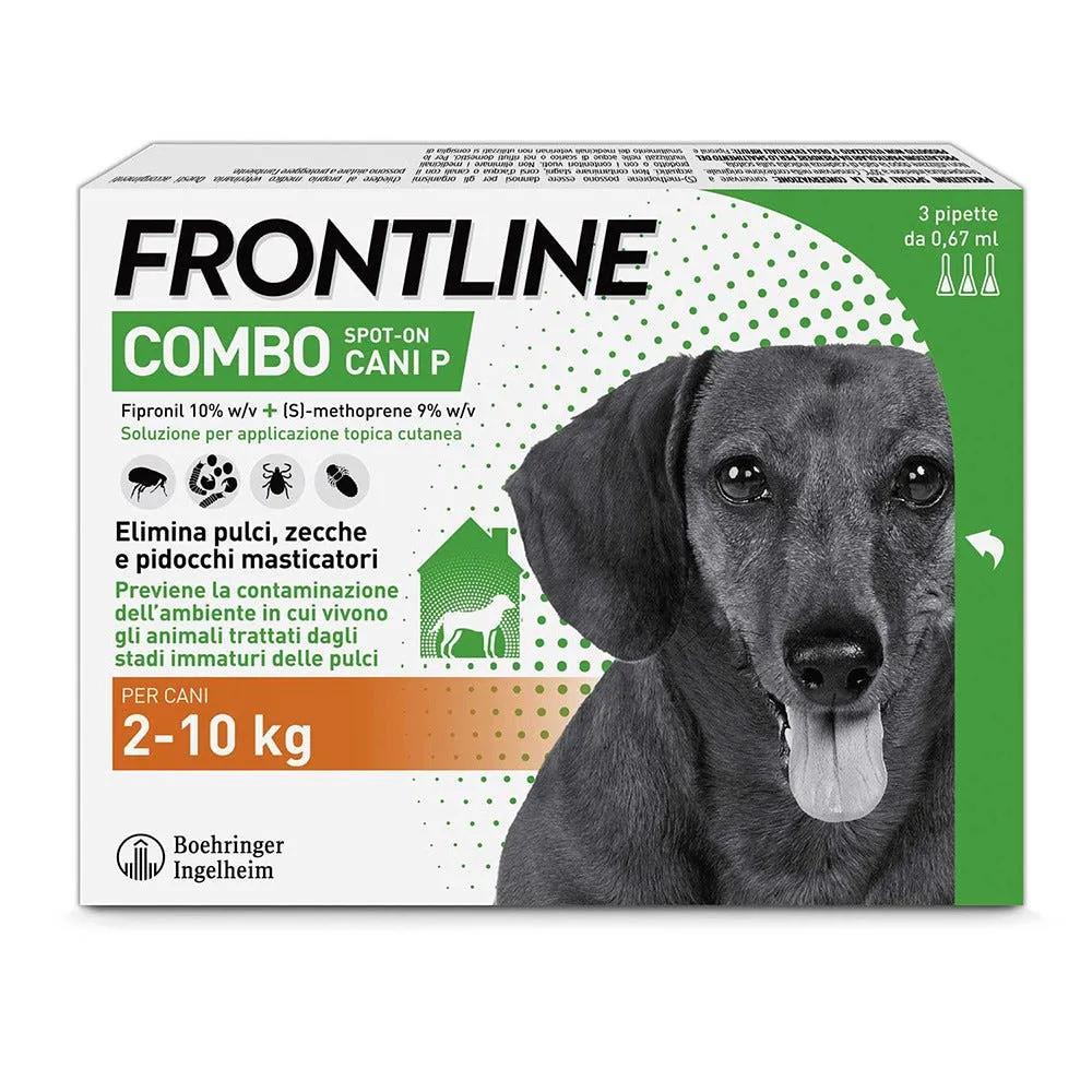 Frontline Combo Soluzione Spot-On Cani Taglia Piccola 2-10 kg 3 Pipette Monodose