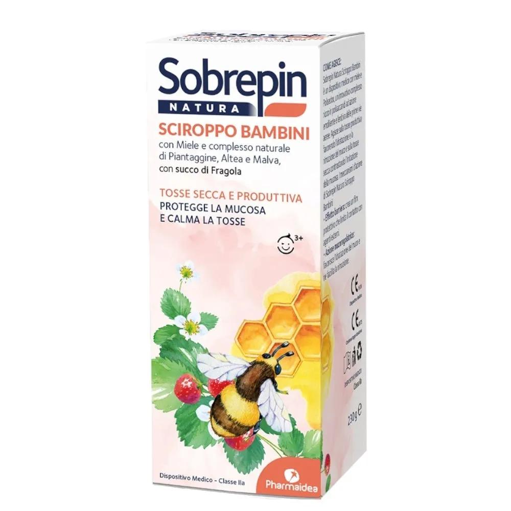 Sobrepin Natura Sciroppo Bambini Per Tosse Secca e Grassa 230 gr