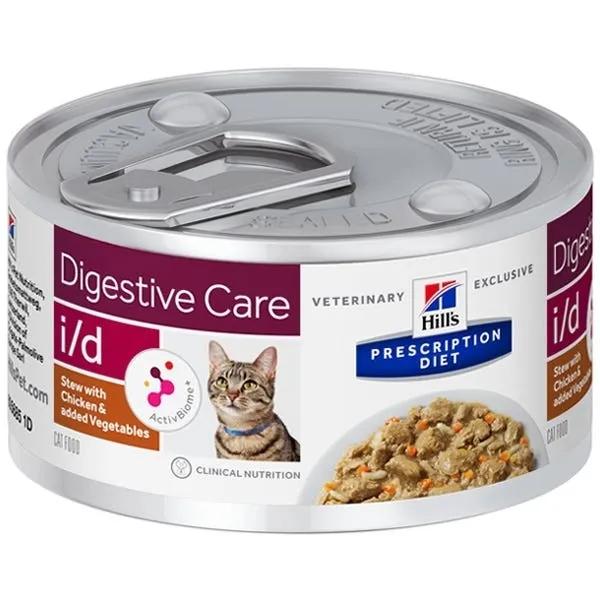 Hill's Presctiption Diet I/D Digestive Spezzatino Pet Gatti Lattina 82Gr