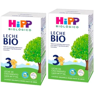 HIPP Organic Milk Growth 3 +12m 2x500 gr