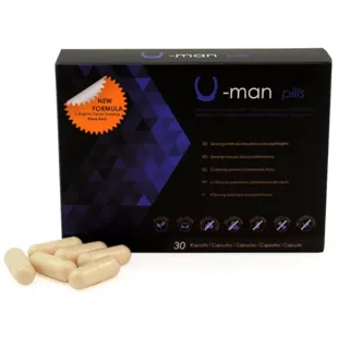 U-Body U-Man Virilité et puissance sexuelle masculine 30 capsules 