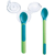 MAM Set of Spoons with Heat-Sensitive Tips and Protective Lid, Neutral