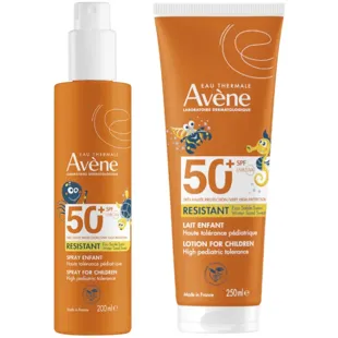 Avène Solar Spray SPF50+ Niños 200 ml + Leche Niños SPF50+ 250 ml