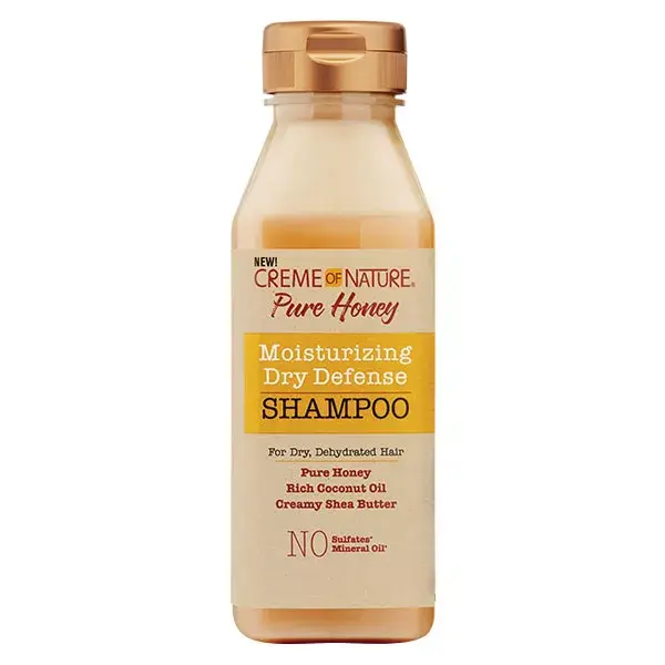 Creme of nature, Pure Honey, Shampoing nourrissant, brillance, 355ml