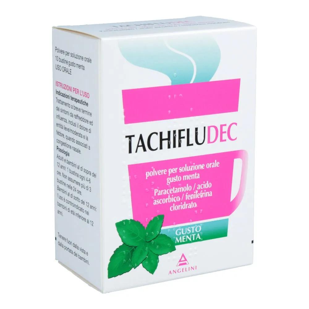 Tachifludec Menta Polvere per Soluzione Orale 10 Bustine