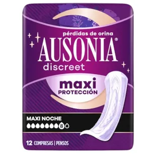 Ausonia Discreet Maxi Protection Night Pads 12 units