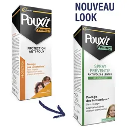 Pouxit Spray Préventif Anti-Poux Protège des Infestations 200ml