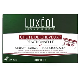 Luxéol Chute de Cheveux Réactionnelle 90 gélules