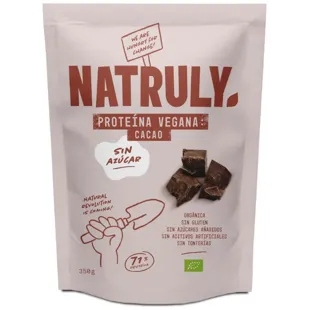 Proteína Vegan de Chocolate Biológico Natruly 350 gr