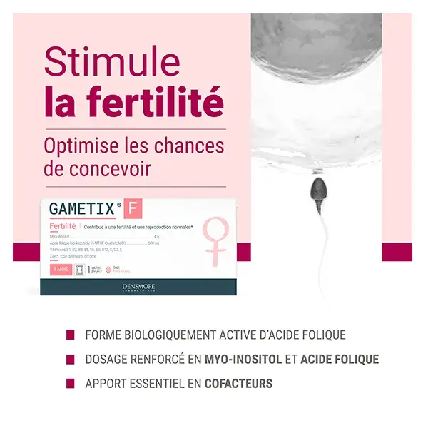 Densmore Gametix F Favorisce la Fertilità 2 mesi (Lotto di  2x1 mese)