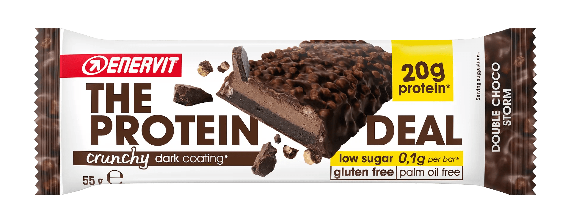 Enervit The Protein Deal Barretta Proteica Gusto Double Choco Storm 55 gr